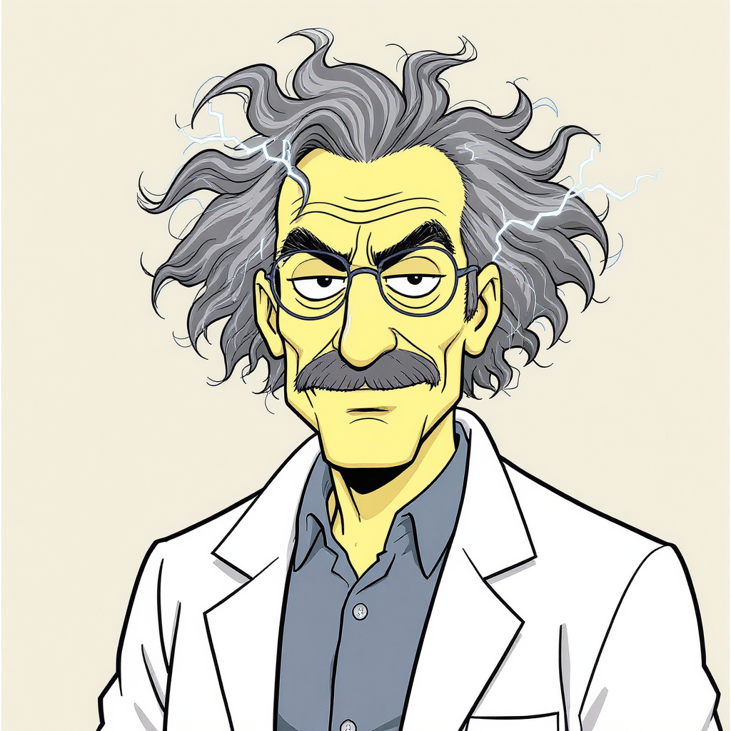 Optimization Doc mad-scientist doctor mascot